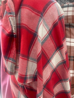 camisaco escoces rojo/blanco