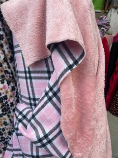 paño escoces con corderito rosa - comprar online