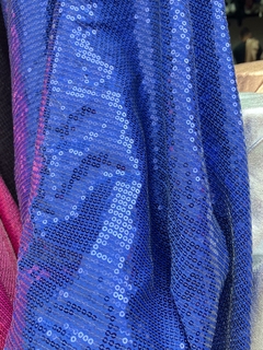 Lentejuela Elastizada - Azul Francia