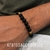 Pulsera Simple Black Gold