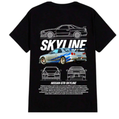 Polera NISSAN SKYLINE GTR FAST AND FURIOUS - comprar online