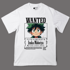 POLERA WANTED IZUKU MIDORIYA - comprar online