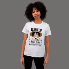 POLERA WANTED MONKEY D.LUFFY en internet