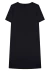 Vestido básico malha canelada curto lunender
