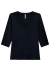 Blusa malha canelada gola v manga 3/4 mm lunender - comprar online