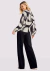 Blusa tecido gola padre lunender - comprar online