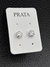 Brinco Prata Zircônia 5 garras Cristal - MK