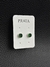 Brinco Prata Zircônia Color Embutido 5,5mm