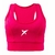 Top Drop Shot Estrela Beach Tennis Padel Rosa Neon Elegante - Base Sports