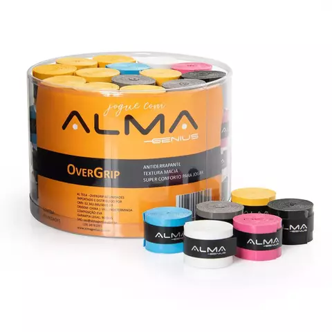 Overgrip Beach Tennis Padel Pickleball Alma Genius com 10