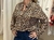CAMISA ANIMAL PRINT LAURENCIA TALLE L (E533)