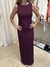 VESTIDO COLOR MALBEC - S (E526)