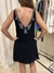 VESTIDO - S - NEGRO CON PIEDRAS (E523) en internet