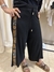 pantalon jazmin chebar negro con tira (D874) - Trendy Shopper