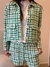 short verde y blanco zara talle 26 (D786) - comprar online