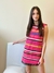 VESTIDO FUCCIA - RAYAS - AY NOT DEAD - 2 (D553)