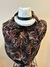 PASHMINA BORDADA EN TONOS TIERRA (D542) - comprar online