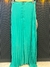 POLLERA VERDE - GASA PLISADA - S (D592) - comprar online