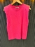 REMERA ZARA - FUCCIA - HOMBRERAS - M (D958)
