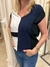 camisa zara azul negra y blanca (D781)