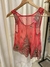 MUSCULOSA BORDADA - ROSA Y DORADO - S (D535) en internet