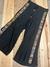 pantalon jazmin chebar negro con tira (D874)