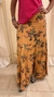 POLLERA CLARA IBARGUREN FLORES COLOR DURAZNO (D977)
