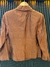 BLAZER SHANTUNG MARRON FRETIN TALLE S (D991) - comprar online