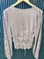 BLUSA PLIZADA SEDA TALLE M ZARA (D967) - comprar online