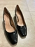ZAPATOS CHAROL ZARA NEGROS TALLE 39 (E067)