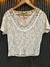 REMERA RAPSODIA - ENCAJE HILO - M (E312) - comprar online