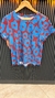 REMERA JAZMIN CHEBAR - AZUL Y ROJA - 3 (E376) - comprar online