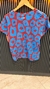 REMERA JAZMIN CHEBAR - AZUL Y ROJA - 3 (E376) en internet