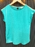 REMERA VERDE - SEDA - HYM - M (E344)