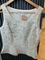 TOP TEJIDO CON BRILLOS - 4/M - BEIGE - IMPORTADO (E355)