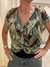 BLUSA RAPSODIA - TRANSPARENCIA ESTAMPADA - S (E334)