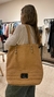 CARTERA CON ETIQUETA - ADORATA - BEIGE - SIMIL CUERO (E390)