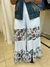 POLLERA PANTALON - SUR DE ASIA - ETIQUETA - BLANCO CON FLORES - M (E394) - comprar online