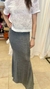 POLLERA GRIS - ROSANA RULLI - S (E101)