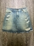 Pollera jean rotura gastado