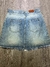 Pollera jean rotura gastado - comprar online