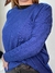Sweater over mangas trenzadas_OLIVERIA - comprar online