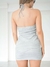 Vestido cuello americano lurex fantasía - comprar online