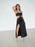Vestido largo saten
