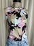 Remera s/mangas floreada - comprar online