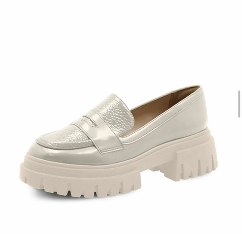 Mocassim Verniz Baunilha Mariotta