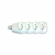 TOMADA BARRA 3P - QUADRUPLA BRANCA 10A/250V 2592-8 - FC