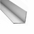 CANTONEIRA ALUMÍNIO POLIDA L 3m - 5/8" - ROLDPLAST