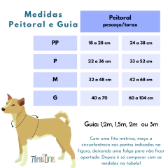 Peitoral H e Guia Tombalatas - Kiwi - loja online