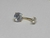 Banana Bell Titânio Gold 24K Zircônia Cravada - comprar online